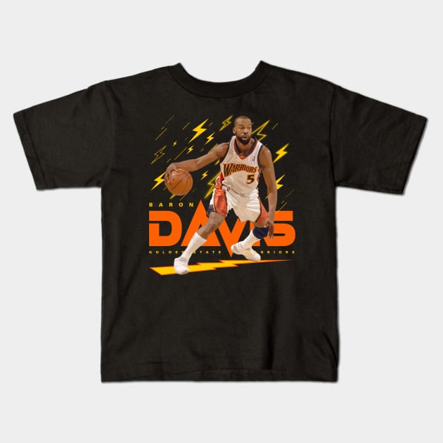 Baron Davis Kids T-Shirt by Juantamad